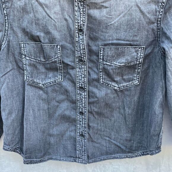 BDG Girls Small Chambray Shirt - Picture 3 of 8